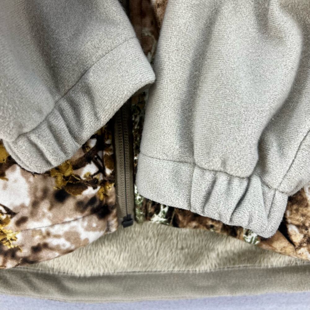 Cabela's Outfither Jacket Women's Small Brown Woodland Camo Softshell Hunting - Picture 6 of 15